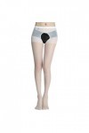FYBOC Collants Sexy Entrejambe Ouvert Bas Tout-En-Un Femmes Souples Mode éRotique Transparent éLastiques