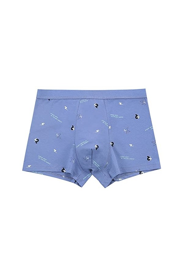 Beokeuioe Short rétro en coton pour homme - Doux et respirant - Sous-vêtements - Boxer pour homme - Hipster - Microfibre - So