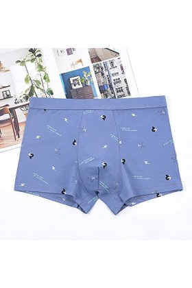 Beokeuioe Short rétro en coton pour homme - Doux et respirant - Sous-vêtements - Boxer pour homme - Hipster - Microfibre - So