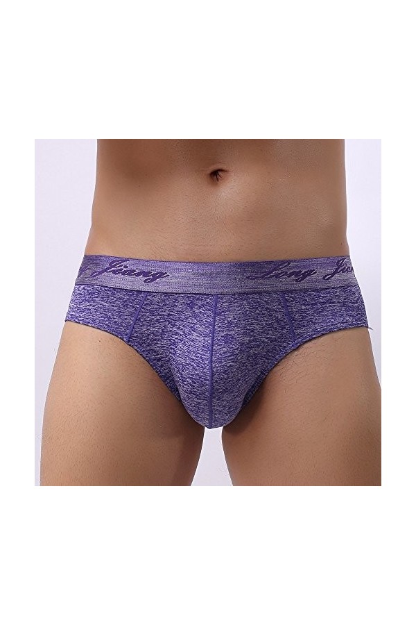 Slip Homme Sexy Coquin Comfort Respirant Tanga Thong ​sous-vêtement Taille Basse Extensible String Sexy éRotique String Culot