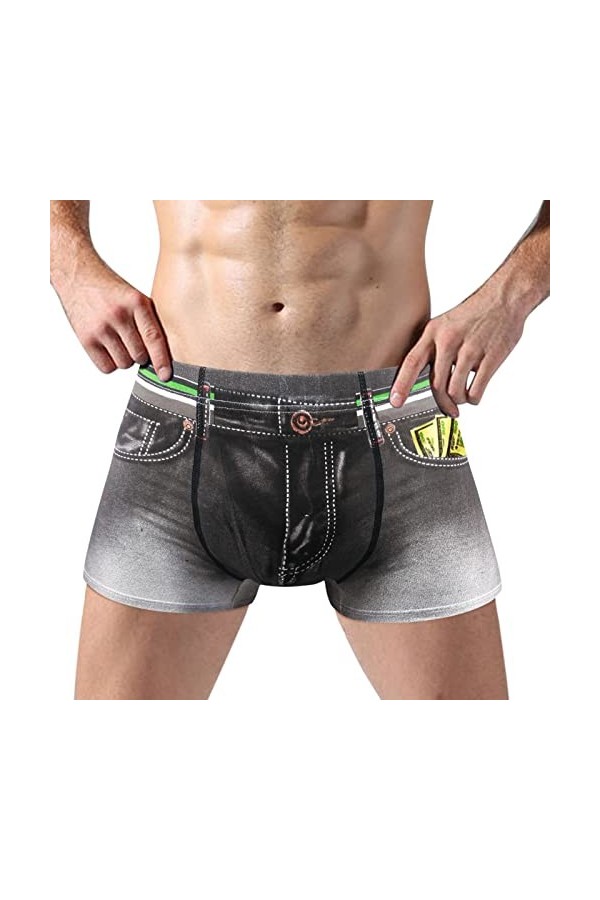 VaiKanhai Sous-vêtements sexy pour homme - Sous-vêtements doux - Culotte de bain - Sous-vêtements pour homme - Sous-vêtements