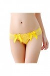 Culotte sexy en dentelle ajourée au crochet pour femme - String string - Sous-vêtements grande taille - Sous-vêtements sexy e