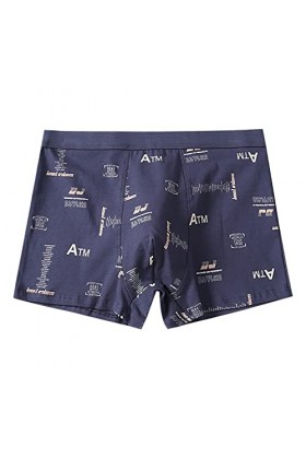 Beokeuioe Low Rise Boxer en coton élastique pour homme, b gris, XXXL