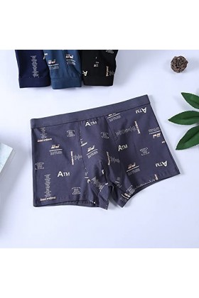 Beokeuioe Low Rise Boxer en coton élastique pour homme, b gris, XXXL