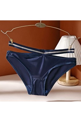 Briskorry Sous-vêtements de sport pour femme, couleur unie, confortable et respirante, taille haute, culotte pour femme, culo