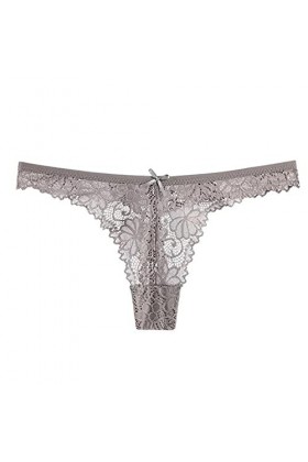 Femme Sexy Culottes Dentelle Bowknot String Couleur Unie Culottes Taille Basse,Sexy Taille Basse Culotte Dentelle Tongs Slips