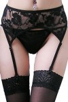 Porte jarretelles en dentelle string lingerie sexy taille unique