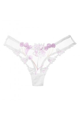 PANPANY Culottes pour Femme Soutien-Gorge Multicolore Femme Slips Panties Confortables Sexy Tanga Culottes Multipack sous Vet