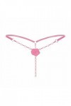 Jiabing Femmes Thong Lady Thong Sexy Dames G-String Briefs Dentelle Pantalons sous-vêtements Culottes Lingerie Marque Pink, 