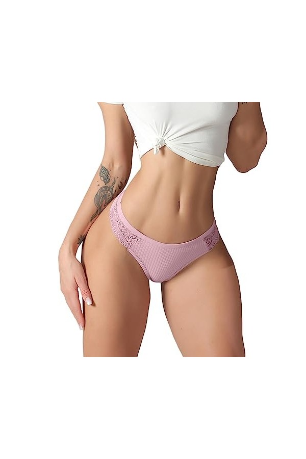 Culotte Drôle Ensemble Lingeri Femme Dentelle Lingerie Combinaison Shorty Taille Haute Femme Culotte pour Femme Culottes Pers