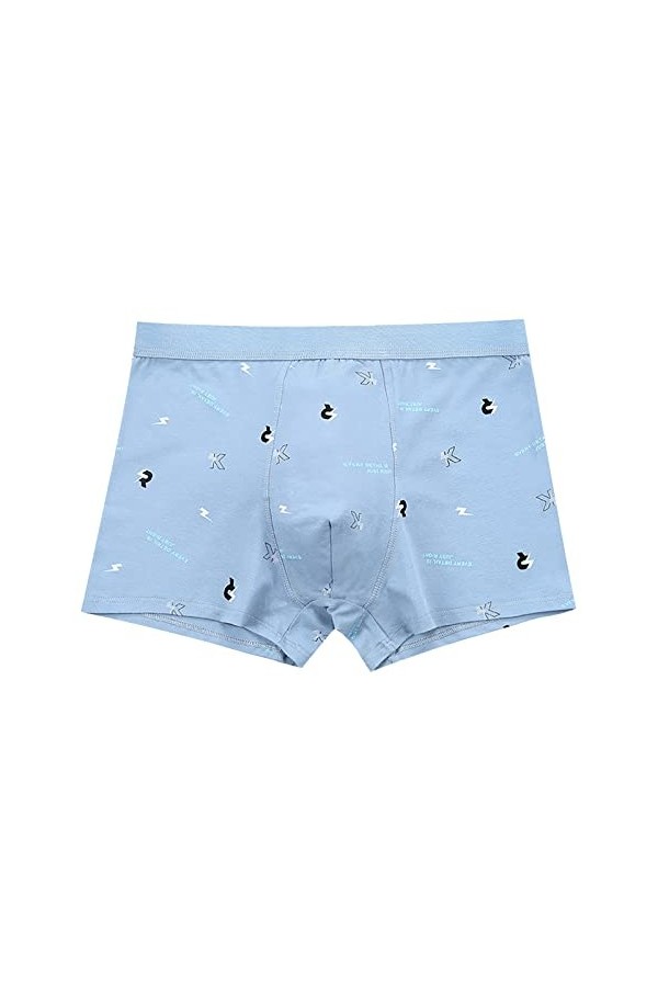 Beokeuioe Short rétro en coton pour homme - Doux et respirant - Sous-vêtements - Boxer pour homme - Hipster - Microfibre - So