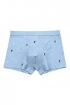 Beokeuioe Short rétro en coton pour homme - Doux et respirant - Sous-vêtements - Boxer pour homme - Hipster - Microfibre - So