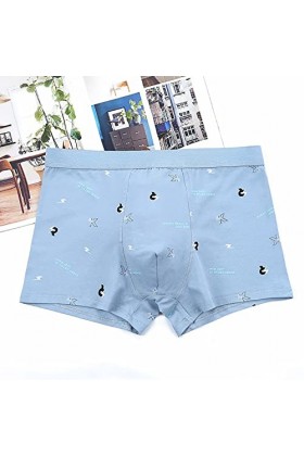 Beokeuioe Short rétro en coton pour homme - Doux et respirant - Sous-vêtements - Boxer pour homme - Hipster - Microfibre - So