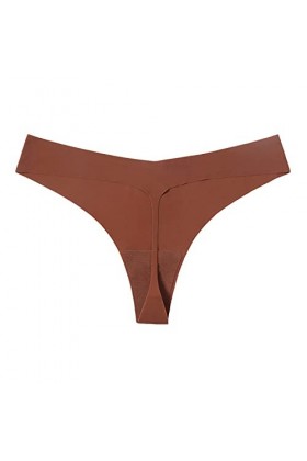 LULER Hot Girls Sexy Low Waist Panty Sous-vêtements Bikini sans couture Thongs Sous-vêtements Solid Nylon Ice Silk Femmes Sou