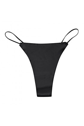 Femmes Sport Fitness Sous-vêtements Sexy Mince Sling Ice Silk Sans Coutures T-Pantalons Sous-vêtements taille Moyenne Long So