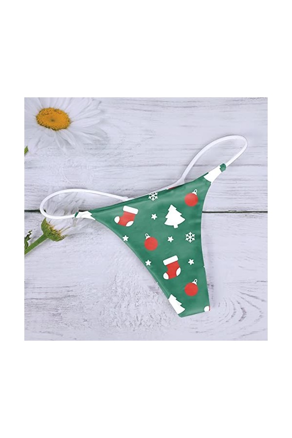 String Tongs pour Femmes Coton Culotte Stretch T Dos Tongs Taille Basse Hipster sous-vêtements Sexy Menstruelle Jetable Taill