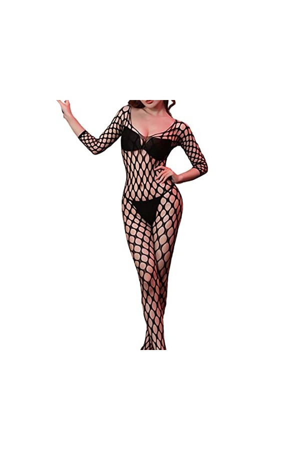 Lingerie Sexy pour Femme Lingerie Sexy Trois Points Passion Bas Serrés Tearable Sexy Net Ensemble de Vêtements Lingerie Sexy 