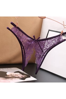 BOTCAM Culotte sexy pour femme - String sexy - En dentelle - Multicolore - Sous-vêtements extrêmement sexy - Slip brésilien -