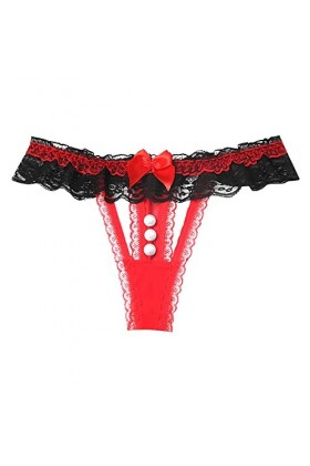Générique Femmes Dentelle Sexy Culotte sous-Vêtements String String en Femme Coquine Hot Ouverte Dentelle Lingerie Sexy Slips