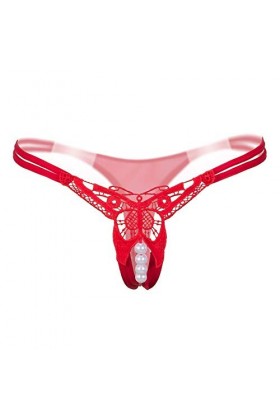 Générique Déguisement Sexy Coquine Culotte Ceinture Strings Femmes G Faible Pendentif Perle sous-vêtements Robe Bleu Nuit