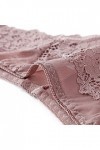 Zylione Sexy dentelle crochet culotte sous-vêtements culotte creux pour femmes laçage lingerie filet à linge, E-rosa, S