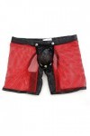2023 Nouveau - Culotte sexy pour homme - Culotte sexy pour garçon 12, Rouge, XXL