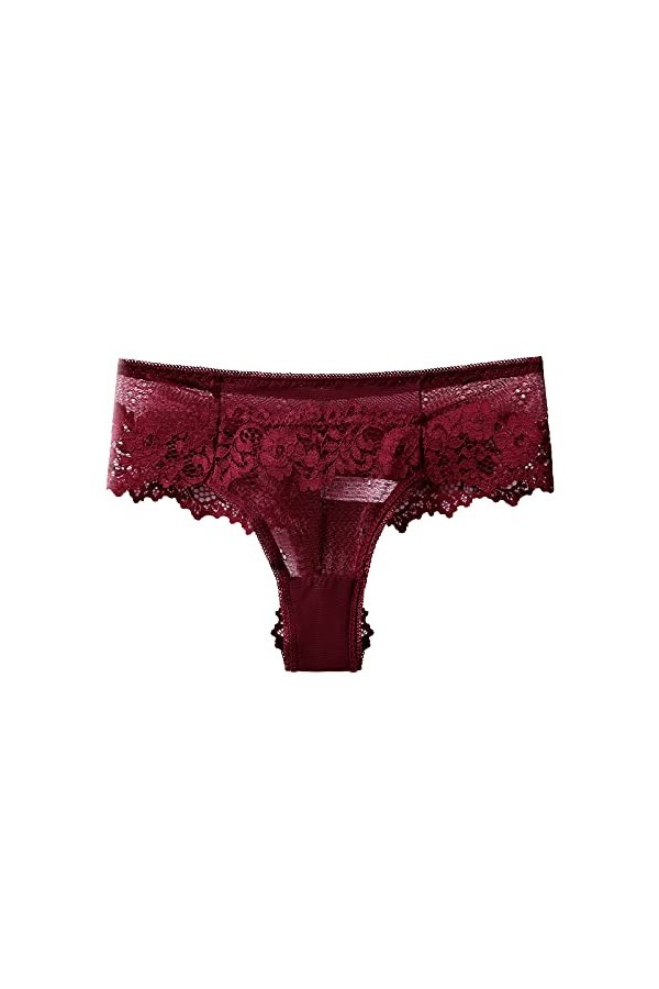 Zylione Sexy Dentelle Crochet Culotte Sous-vêtements Culotte Creuse off pour les femmes Lacets Lingerie Filet à linge, e-rot,
