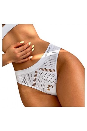 PANPANY Culottes pour Femme Confortables Slips sous Vetements Culottes sans Couture Tanga Multicolore Dentelle Soutien-Gorge 