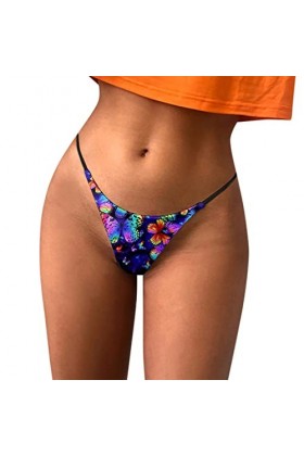 PANPANY Culottes pour Femme Confortables Tanga Culottes Dentelle Panties Multicolore Femme Multipack Slips sans Couture sous 