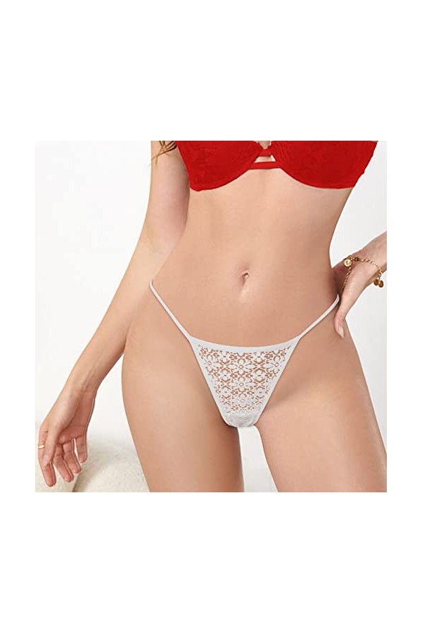 PANPANY Culottes pour Femme Dentelle Culottes Multicolore Taille Basse Confortables Soutien-Gorge Panties sous Vetements Femm