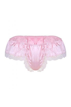 Générique iYmitz Slips en Dentelle Open Mens Thong Culottes Butt G-String Low Sexy Body String