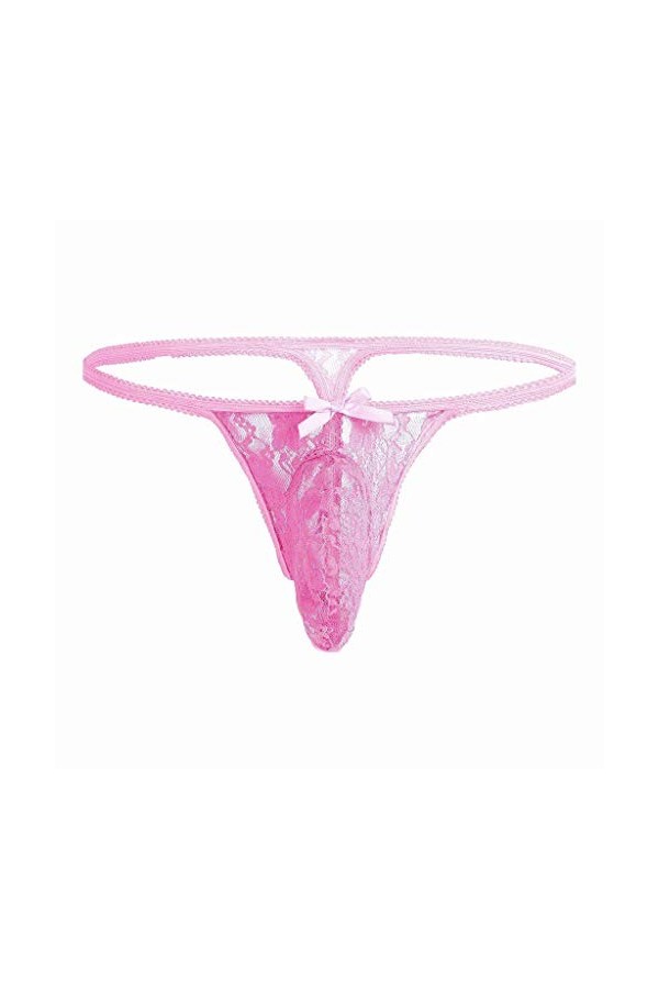 String Homme sous-vêtement Ouvert Lingerie Sexy String Confortable Thong Confortable Tanga Thongs Hommes Slips avec Taille Ba