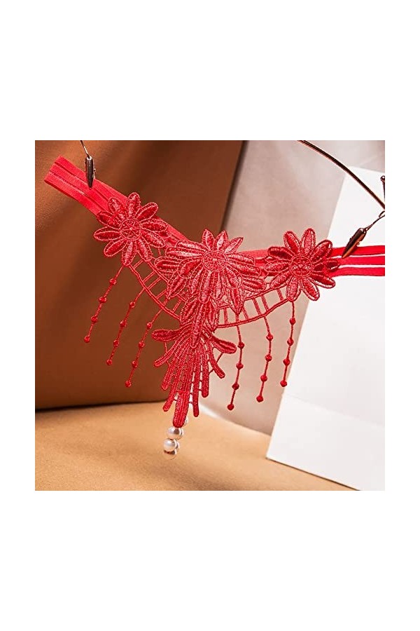 Pdakieyxnd Nuisette Sexy Femme Sensuelle Dentelle Femme Vêtements De Nuit Rouge Sexy Culotte Sensuelle Érotique Hot Coquine C