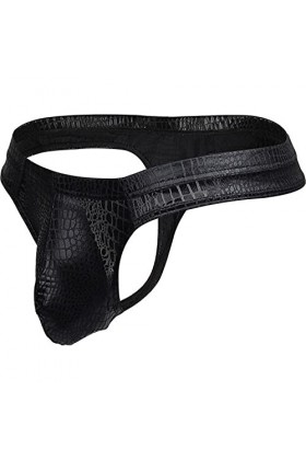 Générique sous-vêtements String Serpent pour Hommes Slips imprimés Sexy Pouch Slip sous-vêtements String Sexy Convexe Taille 