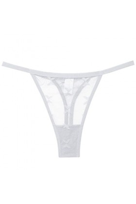 Culotte sexy en dentelle pour femme - Taille basse - Confortable - Lingerie pour femme - Bikini - Culotte en dentelle, blanc,