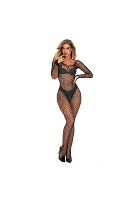 URIBAKY-Blousons Costume Sexy Coquine Hot Pyjama Transparent Femme sous-Vêtements Mesh Bodystockings Sexy Pyjama sous-Vêtemen