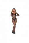 URIBAKY-Blousons Costume Sexy Coquine Hot Pyjama Transparent Femme sous-Vêtements Mesh Bodystockings Sexy Pyjama sous-Vêtemen