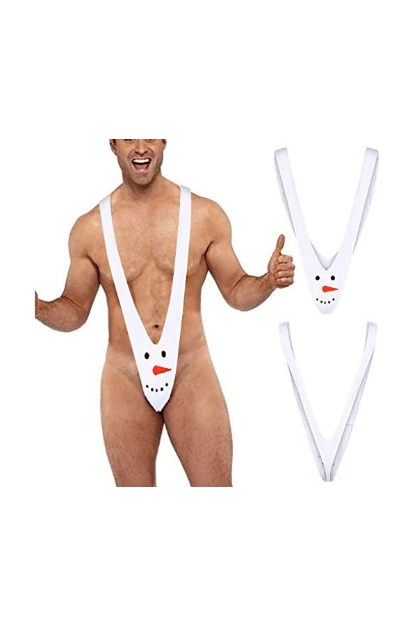 Skang La Tentation de la Poche pour Les Hommes Le Design du suspendeur Une pièce String Briefs intimistes