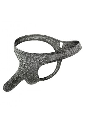 sous-vêtements à Nez déléphant pour Hommes Slip Sexy Slip Bikini Trunks Thong Dos Creux T-Back G-String Thongs Le Noir,L 