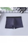 Sous-vêtements pour homme - Boxer rétro - Respirant - En soie glacée - Sexy - Sous-vêtements imprimés - Lingerie sexy - Pour 