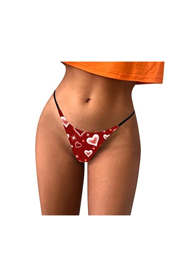 Gelb&Schwarz Brassière avec Doux T-Back Slip Confort Culotte G-String Low-Rise Sexy Culotte Femme Menstruelle Lavable Taille