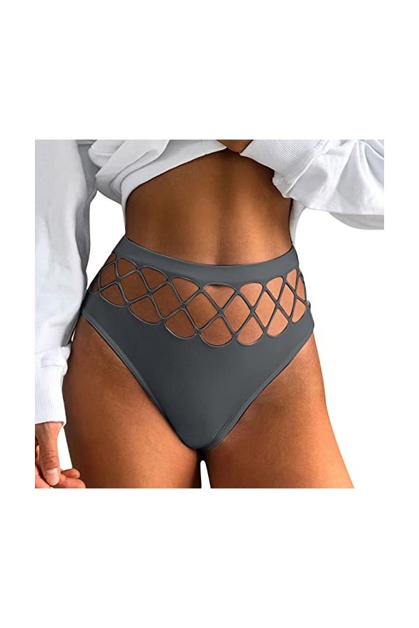 Femmes Lingerie évidée Culotte Sexy sans Couture Femmes sous-vêtements de Couleur Unie,Sexy Taille Basse Culotte Dentelle Ton