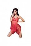 Femmes Dentelle Lingerie Nuisette Chemise De Nuit Sexy Chemises De Nuit Exotiques Chemise De Nuit De MariéE Robe De Kimono en