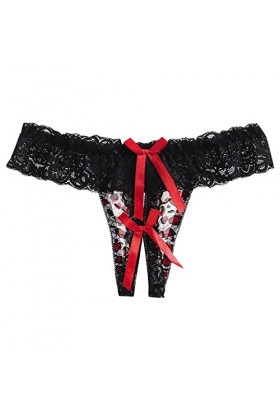 Générique Femmes Dentelle Sexy Culottes de sous-vêtements Culotte Haute Gainante Culotte Transparent Shorties Femmes Culotte 