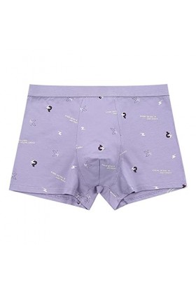 Beokeuioe Short rétro en coton pour homme - Doux et respirant - Sous-vêtements - Boxer pour homme - Hipster - Microfibre - So