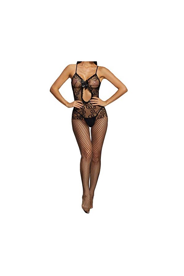 LDZYXY Jupe Collant Sexy Coupe Ouverte Lingerie érotique Sexy pour Femme