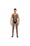 LDZYXY 1pc Sentiment Sexy Noir Hommes Outdoor Creux Net