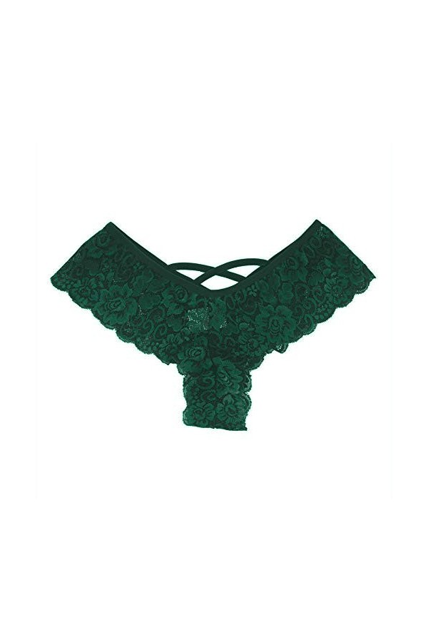 2023 Nouveau style Y2 - String à fleurs - Sous-vêtements - Culotte en dentelle - Sexy - Taille basse - 4 pièces - Lingerie vi