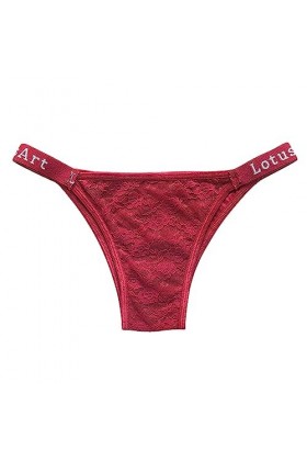 Femme Culotte Culottes et Slips Dentelle Lingerie Culottes Coton Sexy String Ouvert à Tanga Dentelle String Respirant sous-Vê