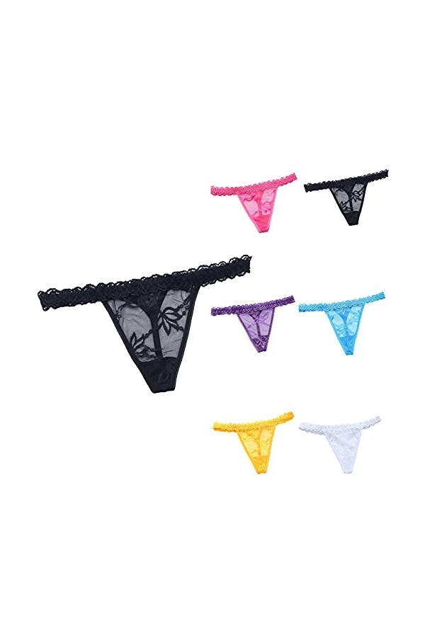 Générique Culotte Dentelle Sexy Femme Invisible Culotte pour Femmes Slips en Maille Sexy Respirant à SéChage Rapide Section M